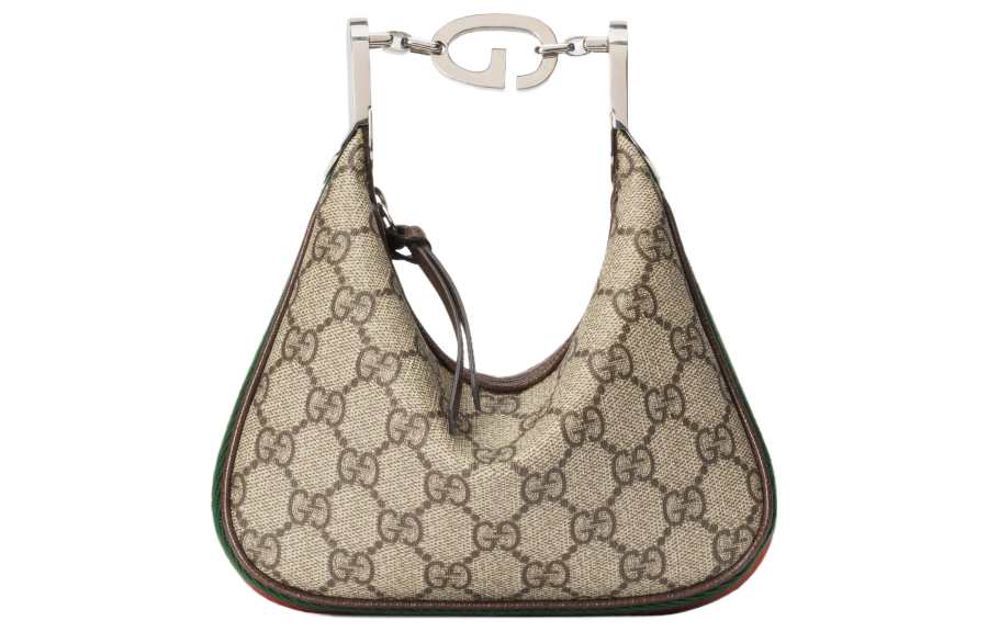 GUCCI Canvas Handbag Mini Women's Brown