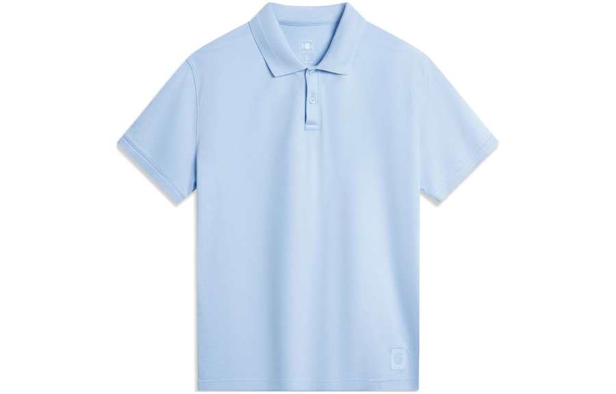 Li-Ning Li Ning Sports Life Collection Polo Shirt Men's Clear Sky Blue