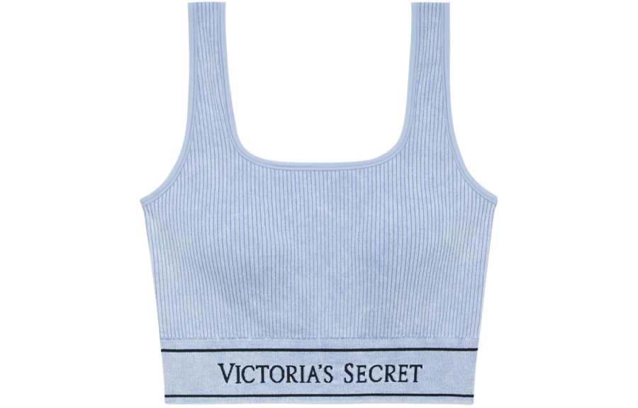 Victoria's Secret Tank Top Women's Denim Blue