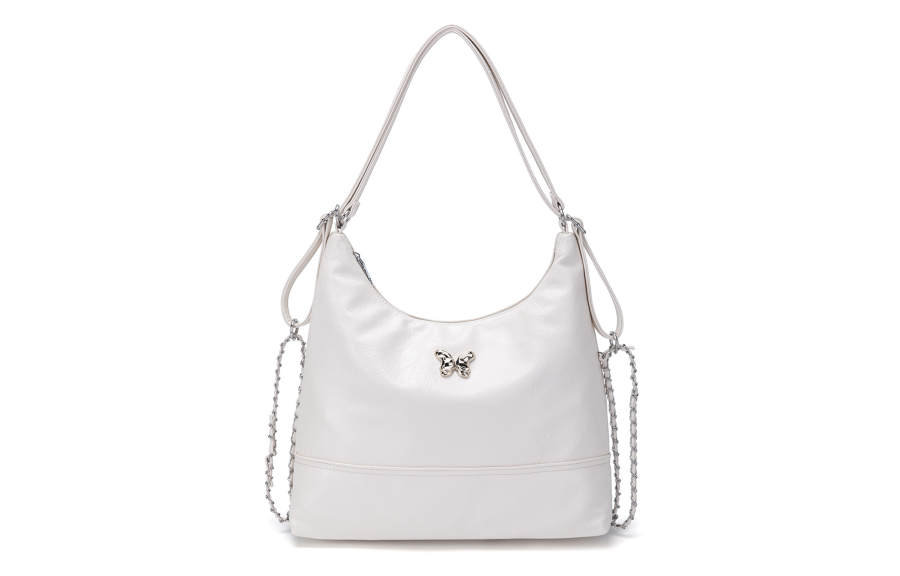 UNITE STAR Pu Shoulder Bag Regular Women's Silver/Black/Cream White