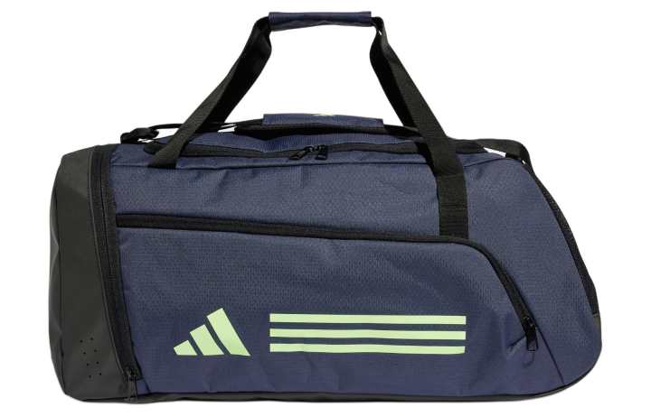 Adidas Adidas Essential Recycled Material One Shoulder Handbag, Travel Bag Regular Unisex Dark Navy Blue & Light Green