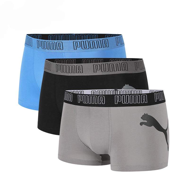 PUMA PUMA Underpants Men's 3 Pack Black/Gray/Blue