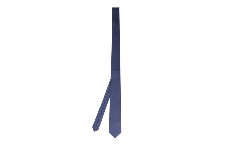 HERMES HERMES Silk Ties Men's Marine Blue