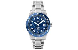 MONTBLANC 1858 Collection Automatic Mechanical Movement 300m Waterproof Men's Watches Watch 41mm Blue Dial