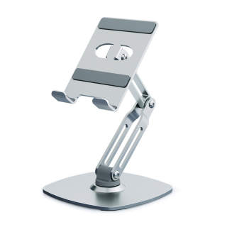KERZY Phone Stands Double Arm Rotatable Foldable Portable Aluminum Alloy Flat, Easy To Use KP08XSV
