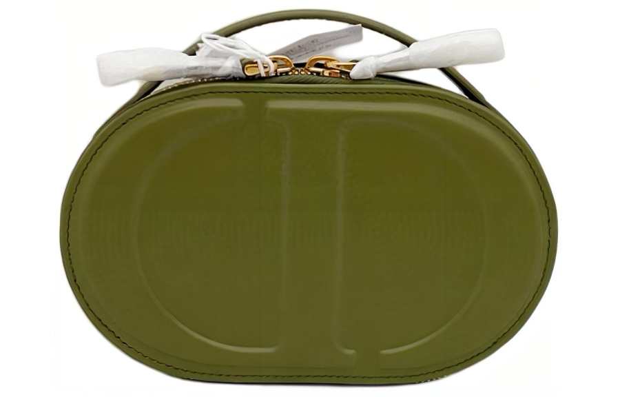 DIOR Cow Leather Crossbody Bag, Shoulder Bag Women's Green