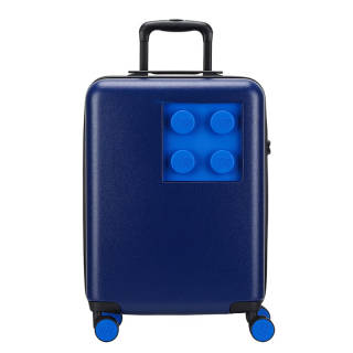 LEGO ABS+PC Trolley Bag 20 Inch Unisex Dark Light Blue