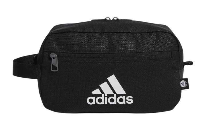Adidas Adidas Recycled Polyester Plain Weave Fabric Clutch Men's Black