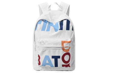 FINITE LOOP FINITE LOOP Recycled Polyester Backpack Unisex White