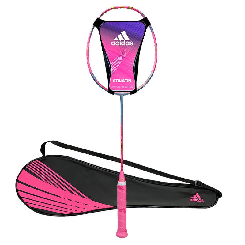 Adidas Adidas RK808501 Full Carbon Badminton Rackets Lightweight Offensive Type Heavy Head, Stiff Shaft Upper Class Women's