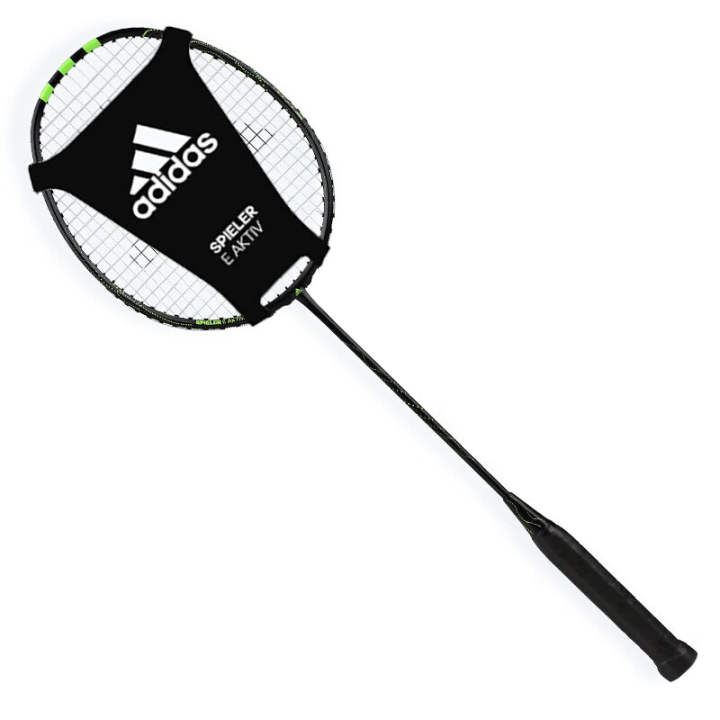 Adidas Adidas Full Carbon Badminton Rackets Control Type All around Defense Entry level 675mm Strung Black/Blue