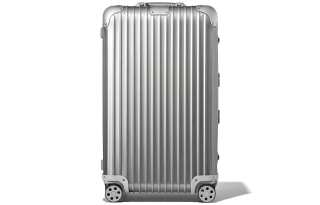 RIMOWA ORIGINAL Aluminum Trolley Bag 31 Inch Unisex Silver