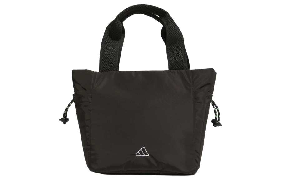 Adidas Adidas Recycled Polyester Plain Weave Fabric Tote Bag, Shopping Bag, Handbag Women's Black