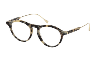 TOD'S Acetate Round Eyeglass Frames Women's Brown