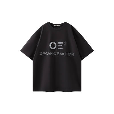 Organic Emotion T-Shirt Unisex Washed Black