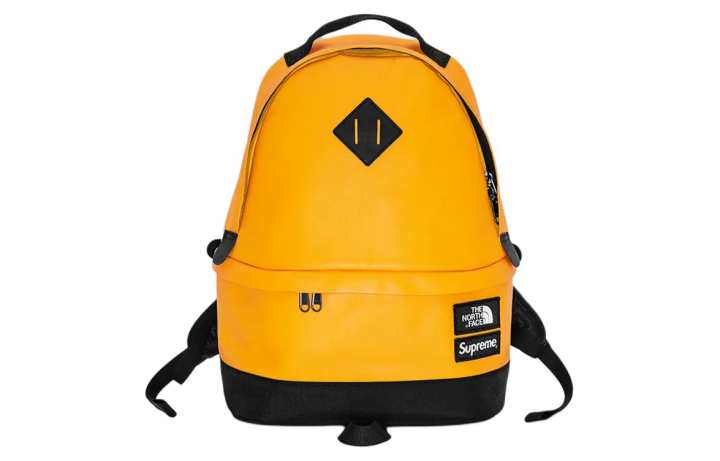 Supreme Supreme THE NORTH FACE Collaboration Leather Backpack Unisex Yellow