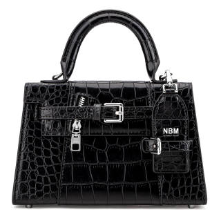 NothingButMini Cow Leather AlmostKelly Crossbody Handbag Small Women's