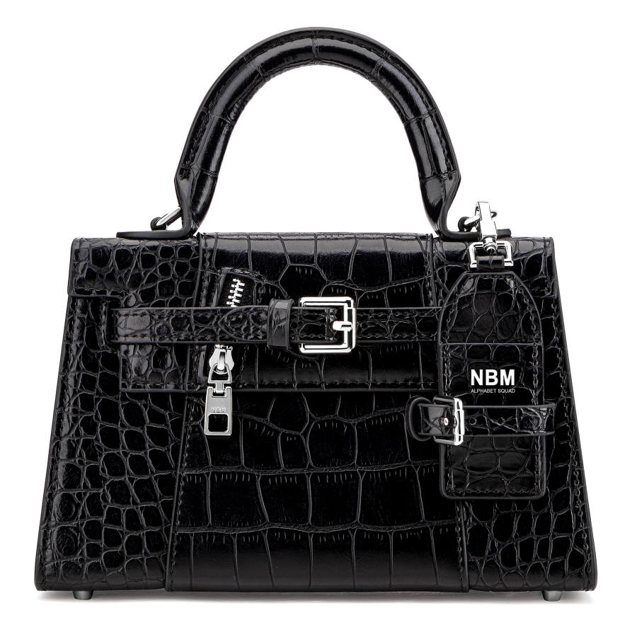 NothingButMini Cow Leather AlmostKelly Crossbody Handbag Small Women's