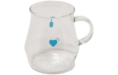 BLUE BOTTLE COFFEE Glass Cups Transparent 280ml
