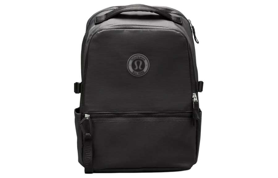 Lululemon Lululemon New Crew Recycled Nylon Backpack Regular Unisex Traverse Gray & Black