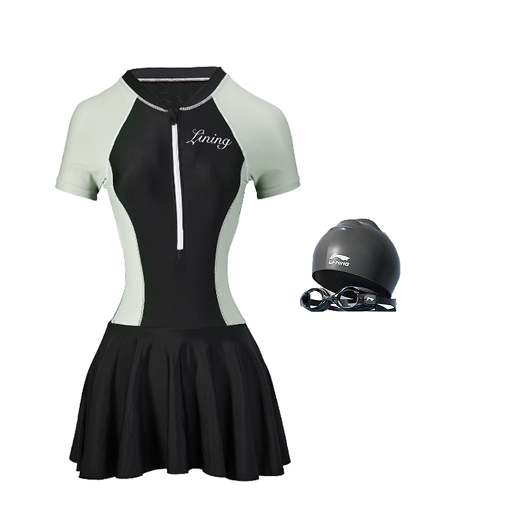 Li-Ning Li Ning Swimming Sets Elastane, Polyamide Swimming Pool Women's Black