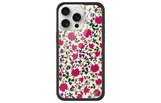 WILDFLOWER Silicone Material Romantic Rose Phone Cases Compatibility Apple IPhone 15/14/13 Pro/Max Girlish