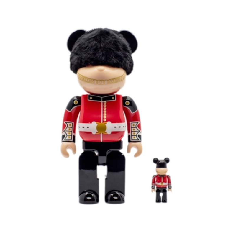 BE@RBRICK 400%100% The Queen's Guard Macau Royal Guard Cute Trendy Figures 7cm/28cm