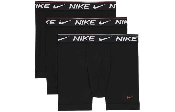 Nike Nike Dri FIT Ultra Comfort Boxer Briefs Men's 3 Pack Black