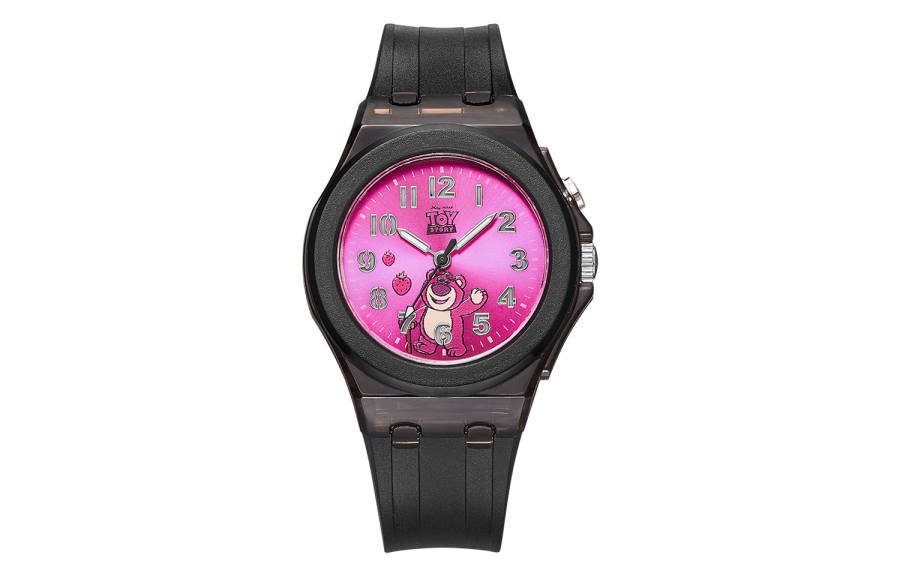 Disney Quartz Movement TPU Strap Watch Women's Watch Pink Watch Dial 30m Waterproof MK 11714