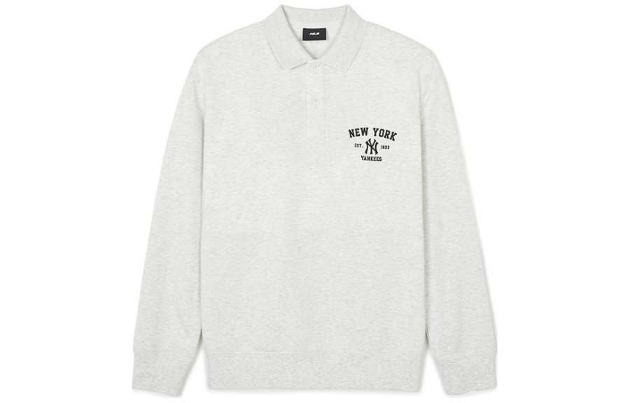 MLB MLB SS24 New York Yankees Sweatshirt Unisex Light Heather Gray