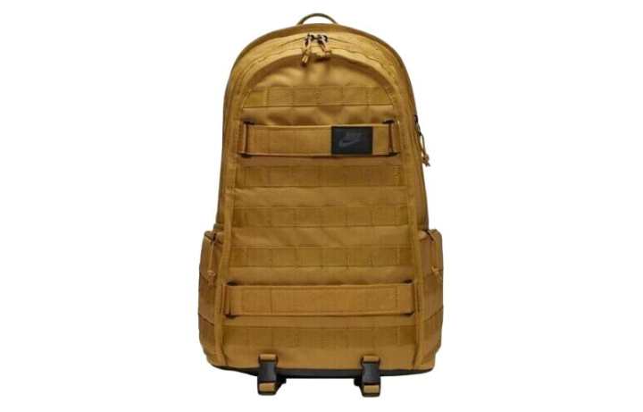 Nike Nike Polyester Outdoor Mountaineering Bag Backpack Regular Unisex Brown