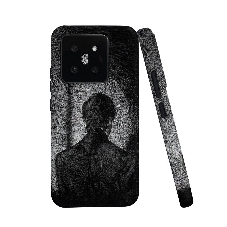 Keshami PC Material Fully Enclosed Impact Resistant Matte Back View Phone Cases Compatibility Xiaomi 15 Pro/14 Pro