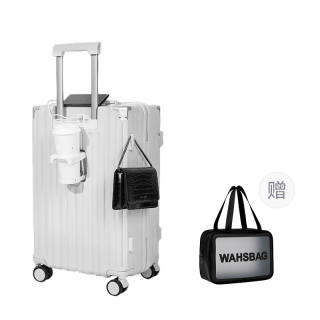 Worm's Home Large Capacity ABS+PVC Trolley Bag 20 Inch, 24 Inch, 26 Inch, 22 Inch, 28 Inch Unisex