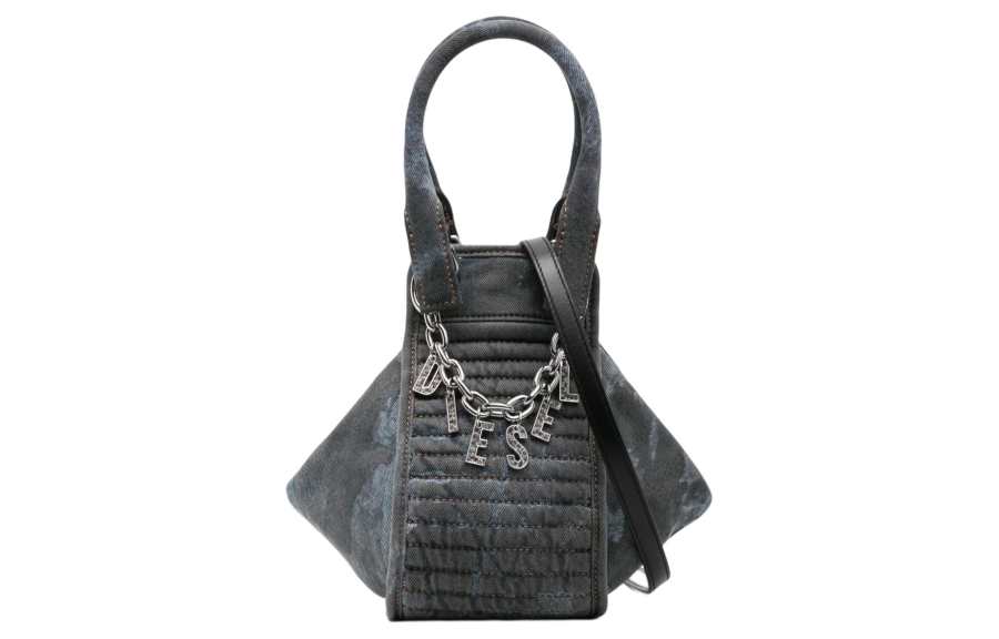 DIESEL Cotton Handbag Small Women's Indigo