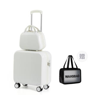 Worm's Home ABS+PC Trolley Bag 18 Inch Women's