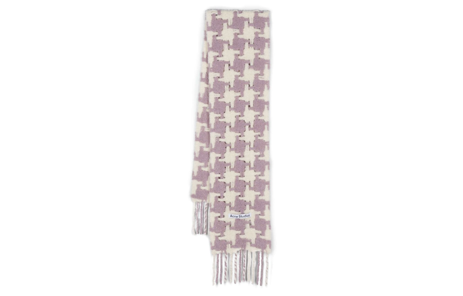 Acne Studios Acne Studios Houndstooth Chunky Scarf