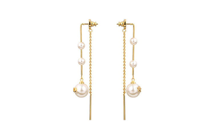 DIOR DIOR Earrings Women's Gold