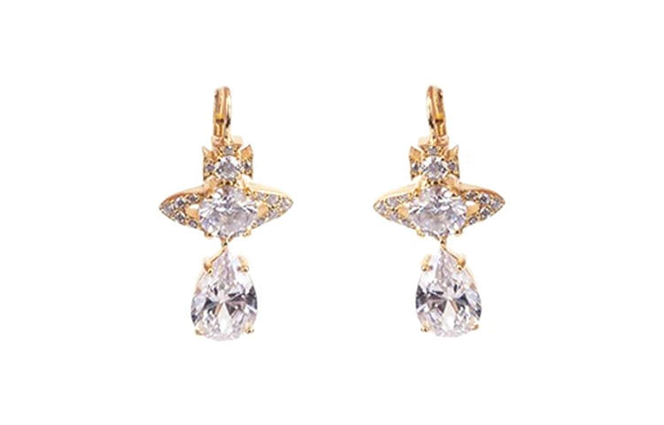 Vivienne Westwood Crystal Drop Earrings