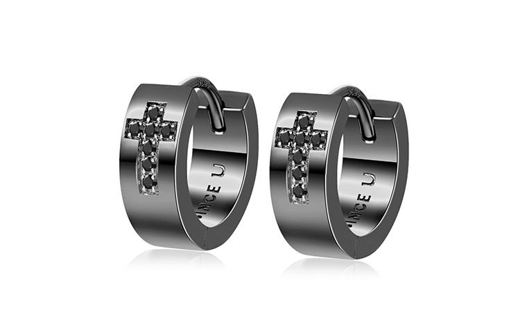 SINCE YOU SINCE YOU 925 Sterling Silver Earrings Men's