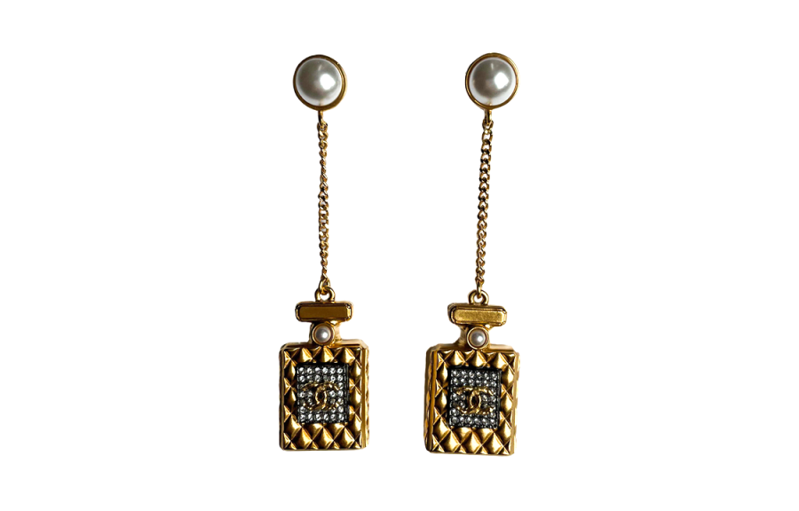 CHANEL Chanel 2020 Perfume Bottle earrings