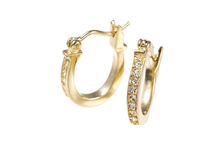 COACH COACH Gold Plated Copper Earrings Women's Gold