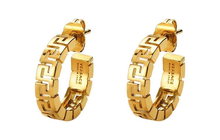 VERSACE Versace Greca hoop earrings