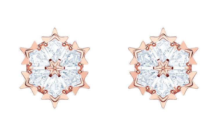 Swarovski Magic Rose Gold plated Earrings Women's White
