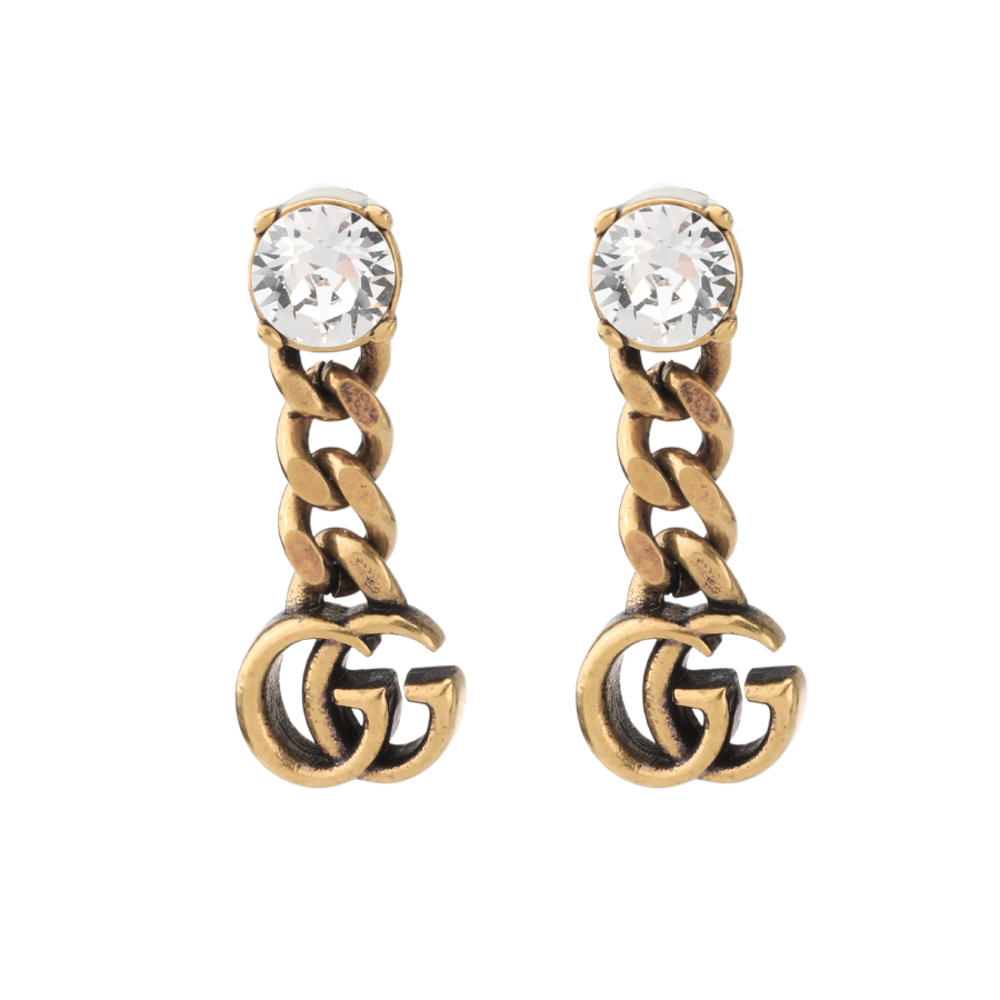 GUCCI GG Metal Earrings Women's