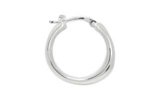 JIL SANDER Earrings Men's Silver