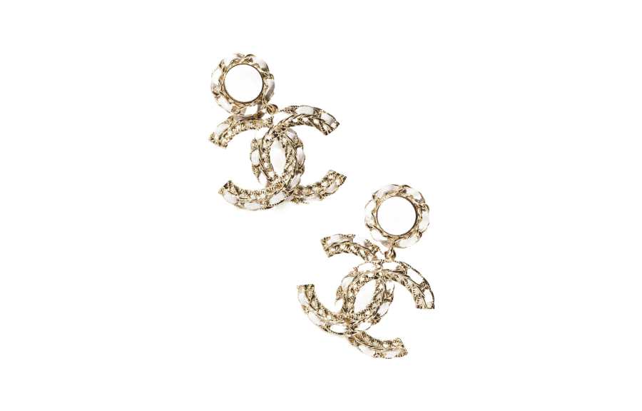 CHANEL CHANEL Earrings Women's Gold