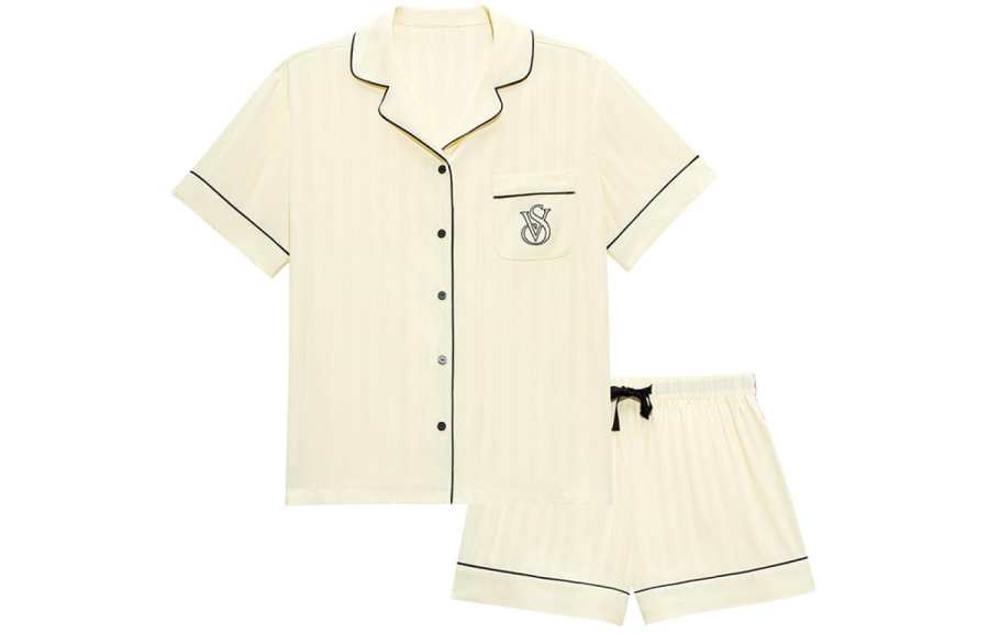 Victoria's Secret Pajama Set Regular Edition Women's Custard