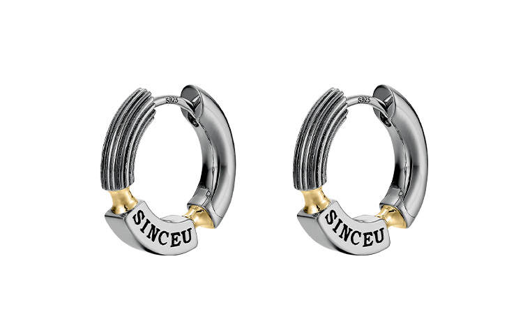 SINCE YOU 925 Sterling Silver Earrings Unisex