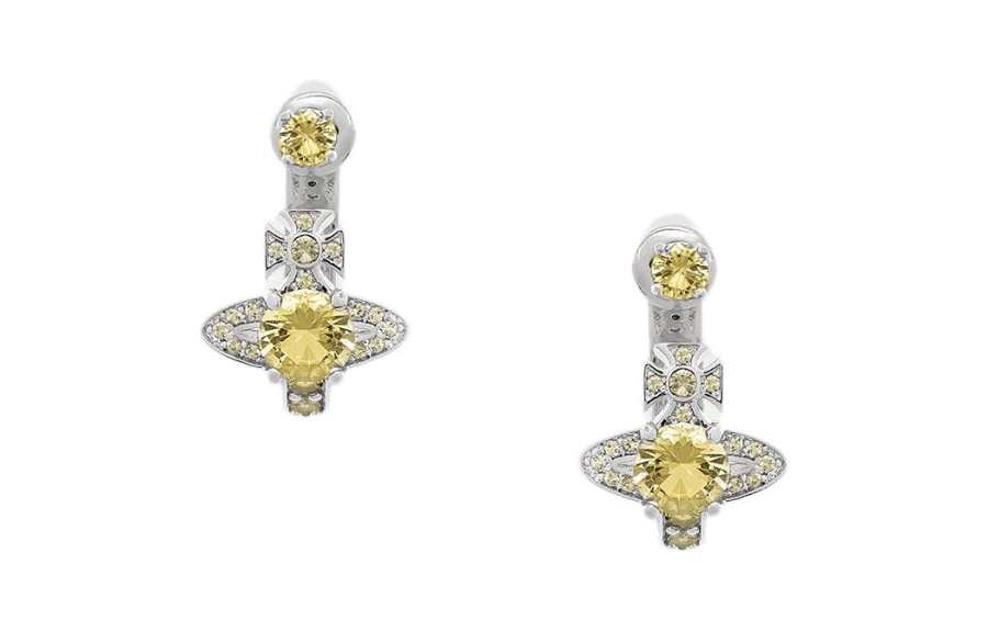 Vivienne Westwood Electroplated Earrings Unisex Silver