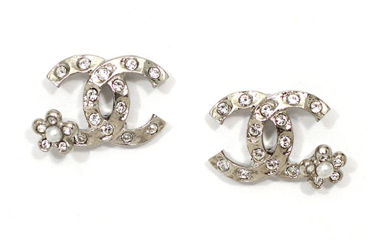 CHANEL CHANEL Earrings Women's Silver